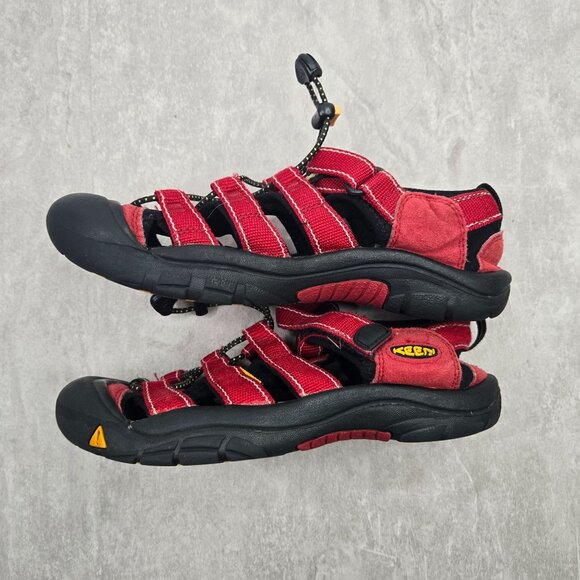 Keen Outdoor Fisherman Sport Sandals Kids Size 4 Red Sport Hiking Water Shoes - Picture 6 of 8